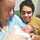 Amber Bolduc, left, and Angel Vega hold their son, Phoenix Angel Vega Bolduc, who was born at 12:02 a.m. New Year's Day at Elliot Hospital in Manchester.